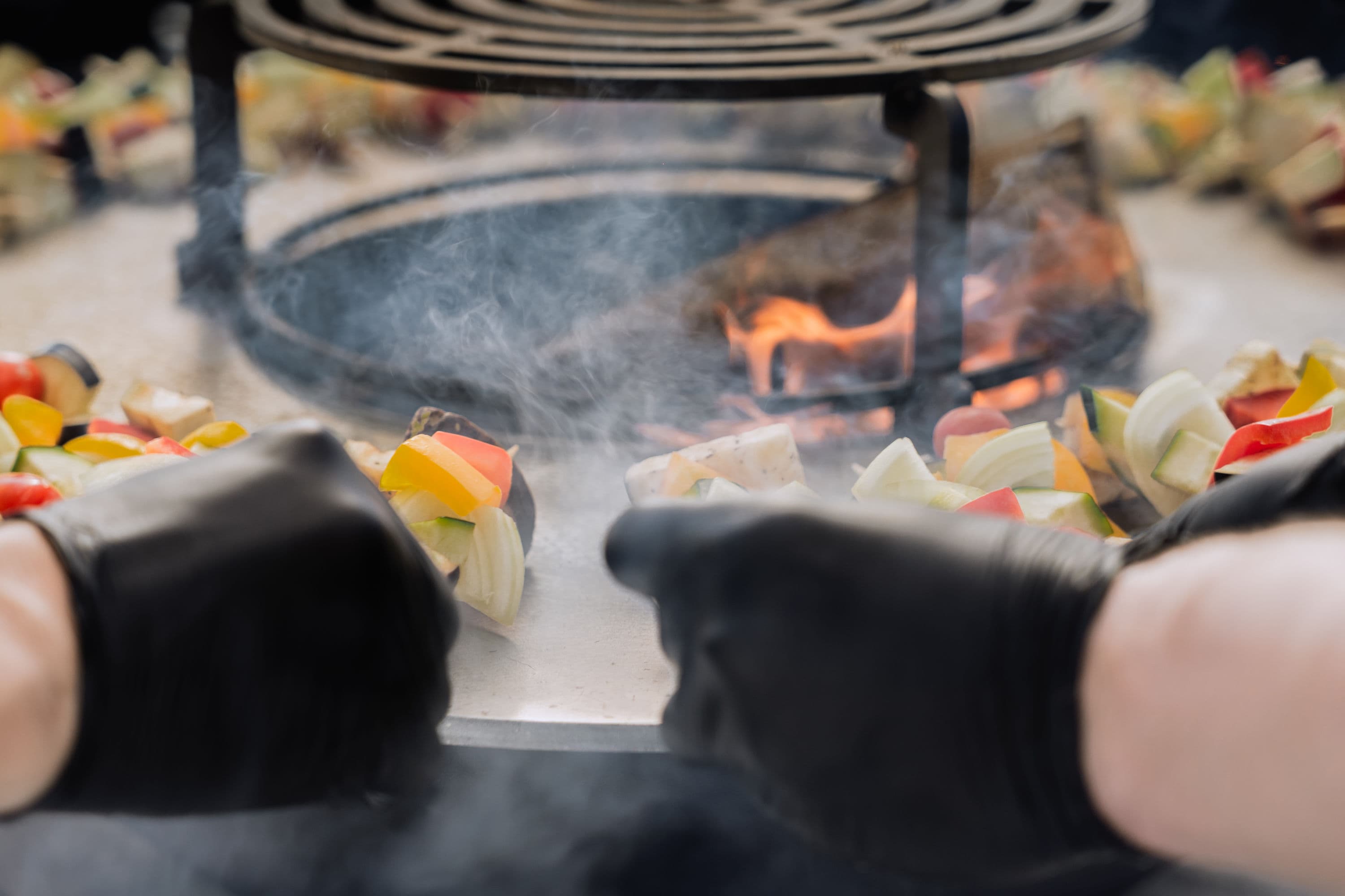 Grasgueule brasero en action